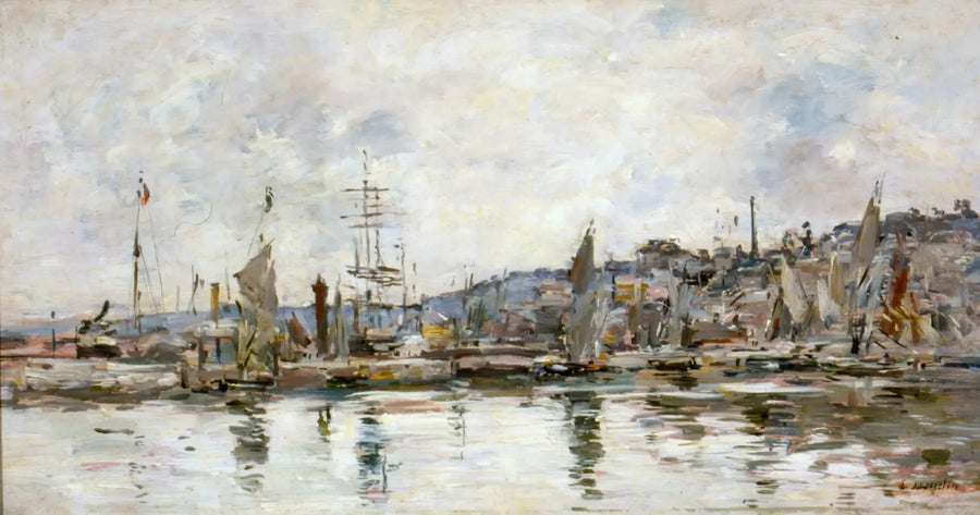Puerto de Honfleur - Eugène Boudin