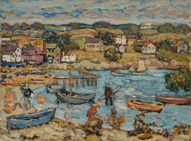 Puerto de Marblehead - Maurice Prendergast