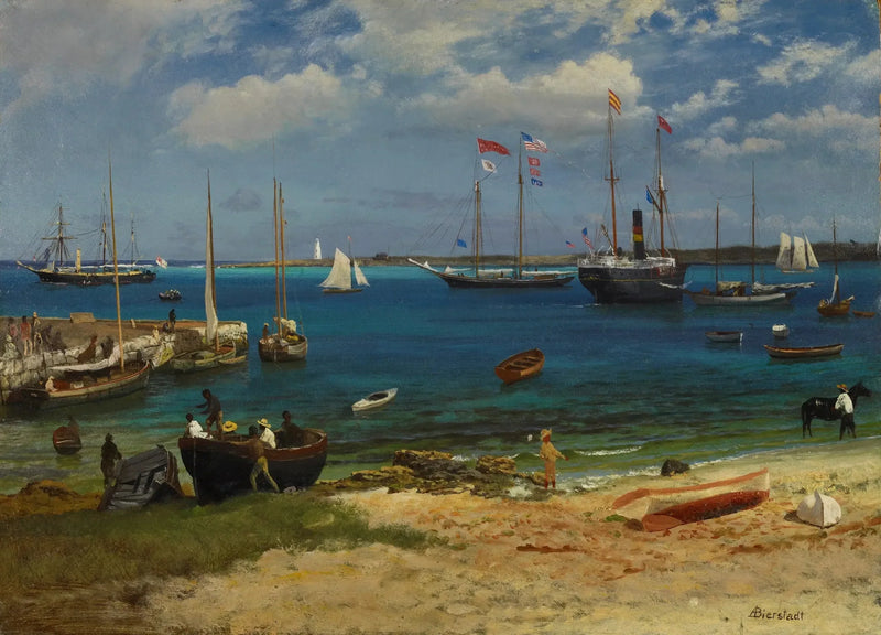 Puerto de Nassau - Albert Bierstadt