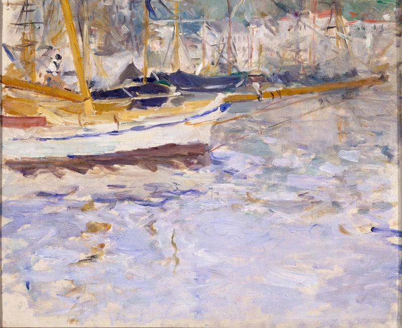 Puerto de Niza - Berthe Morisot