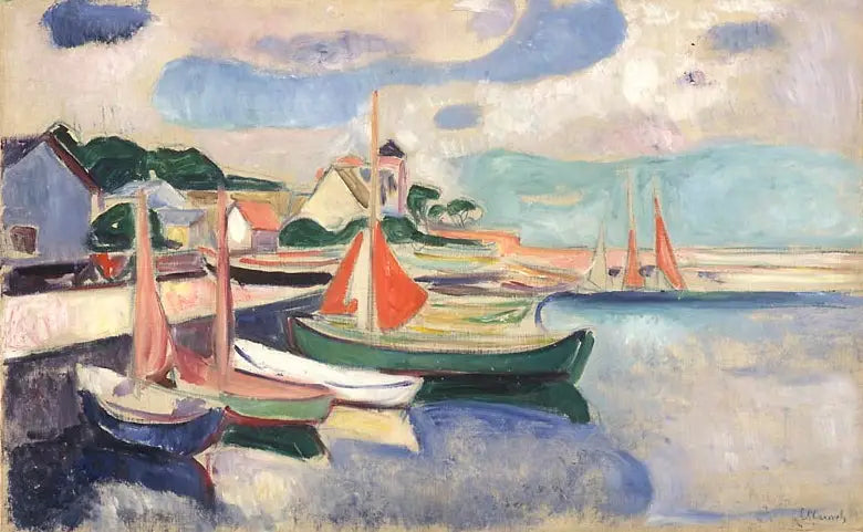 puerto de Taarbæk - Edvard Munch