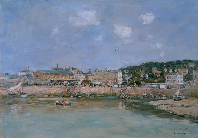 Puerto de Trouville - Eugène Boudin