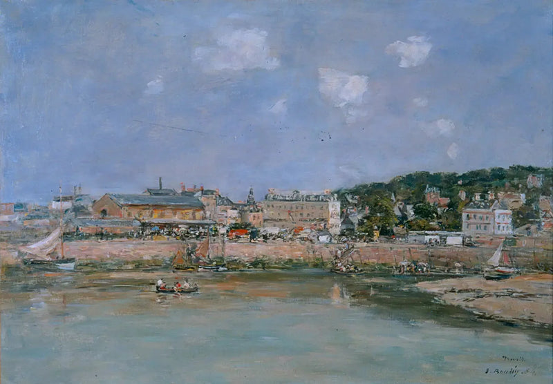 Puerto de Trouville - Eugène Boudin