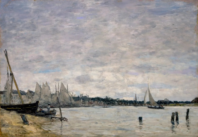 Puerto de Trouville - Eugène Boudin