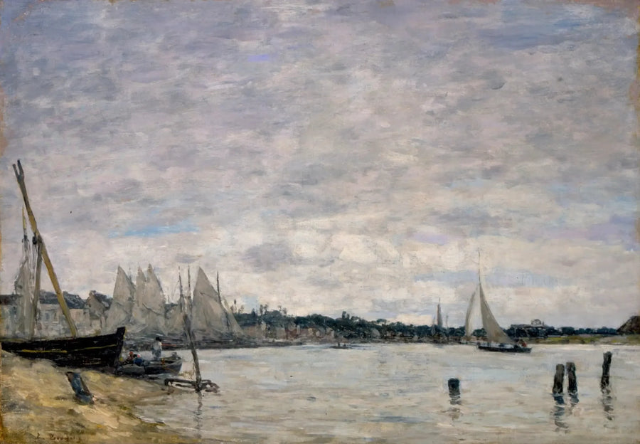 Puerto de Trouville - Eugène Boudin