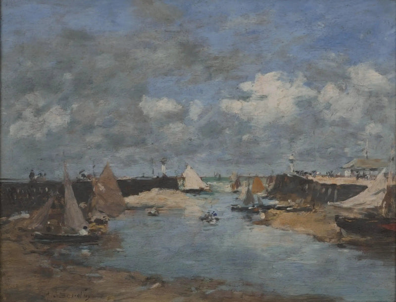 Puerto de Trouville - Eugène Boudin