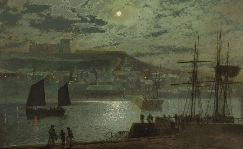 Puerto de Whitby - John Atkinson Grimshaw