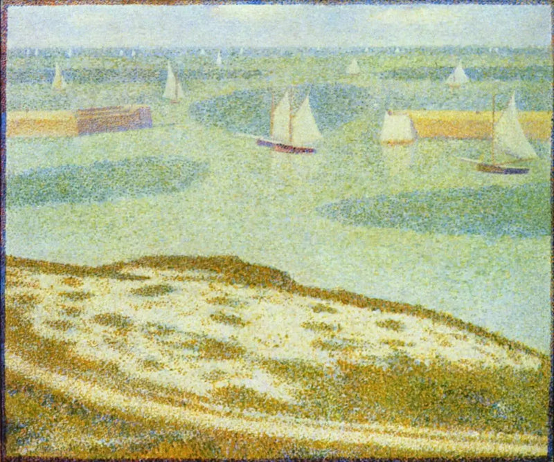 Puerto-en-Bessin, Entrada del puerto - Georges Seurat