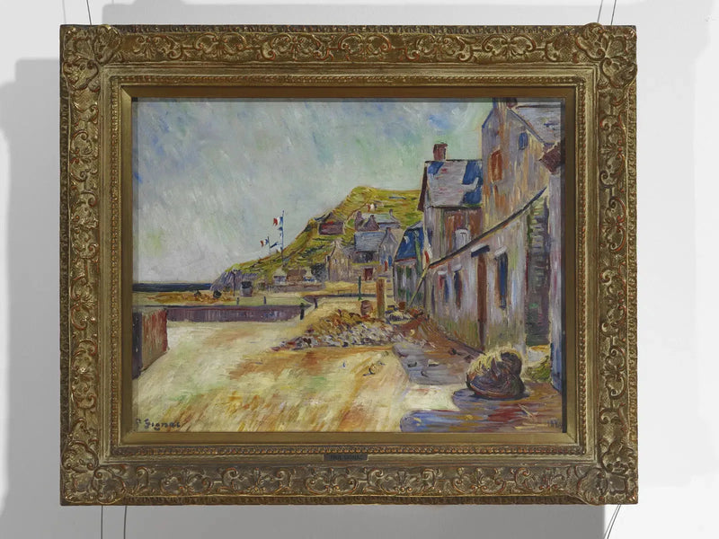 Port-en-Bessin. El 14 de julio - Paul Signac