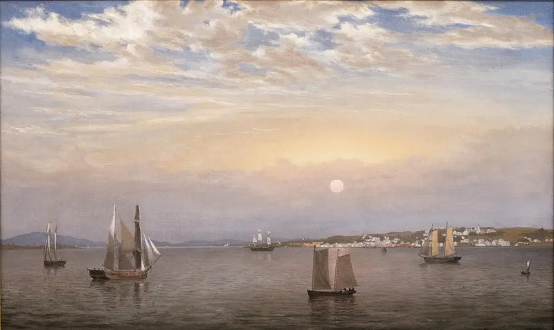 Puerto y ciudad de Castine - Fitz Henry Lane