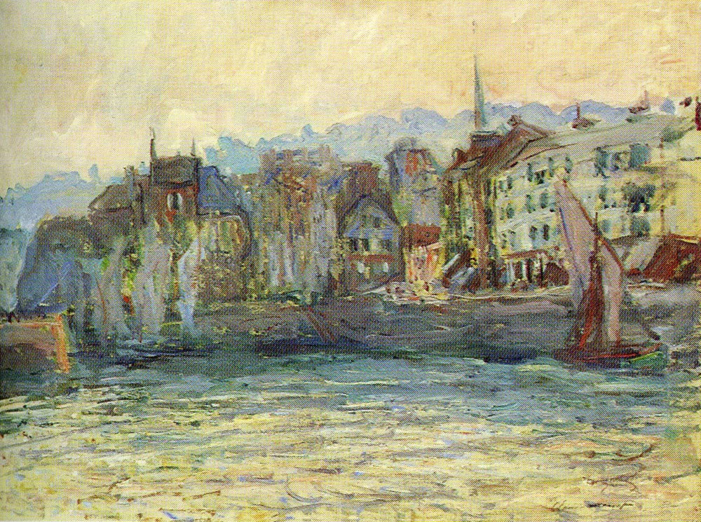Le Port de Honfleur de Claude Monet, 1917 – Saarlandmuseum NI 1080, Wildenstein 1845