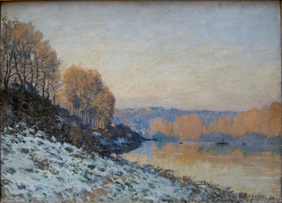 Port-Marly, helada blanca - Alfred Sisley