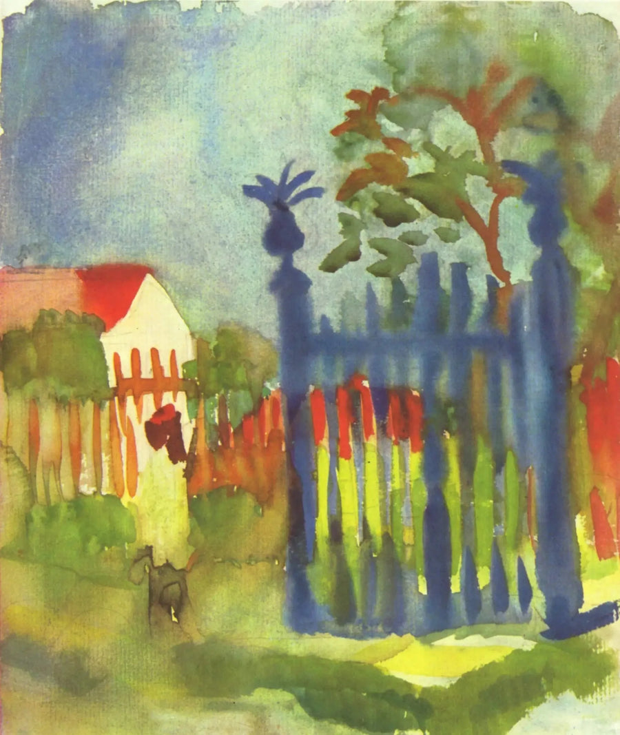 Portal del jardín - August Macke