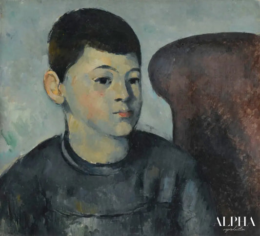 Portait du fils de l'artiste - Paul Cézanne - Reproductions de tableaux et peintures haut de gamme