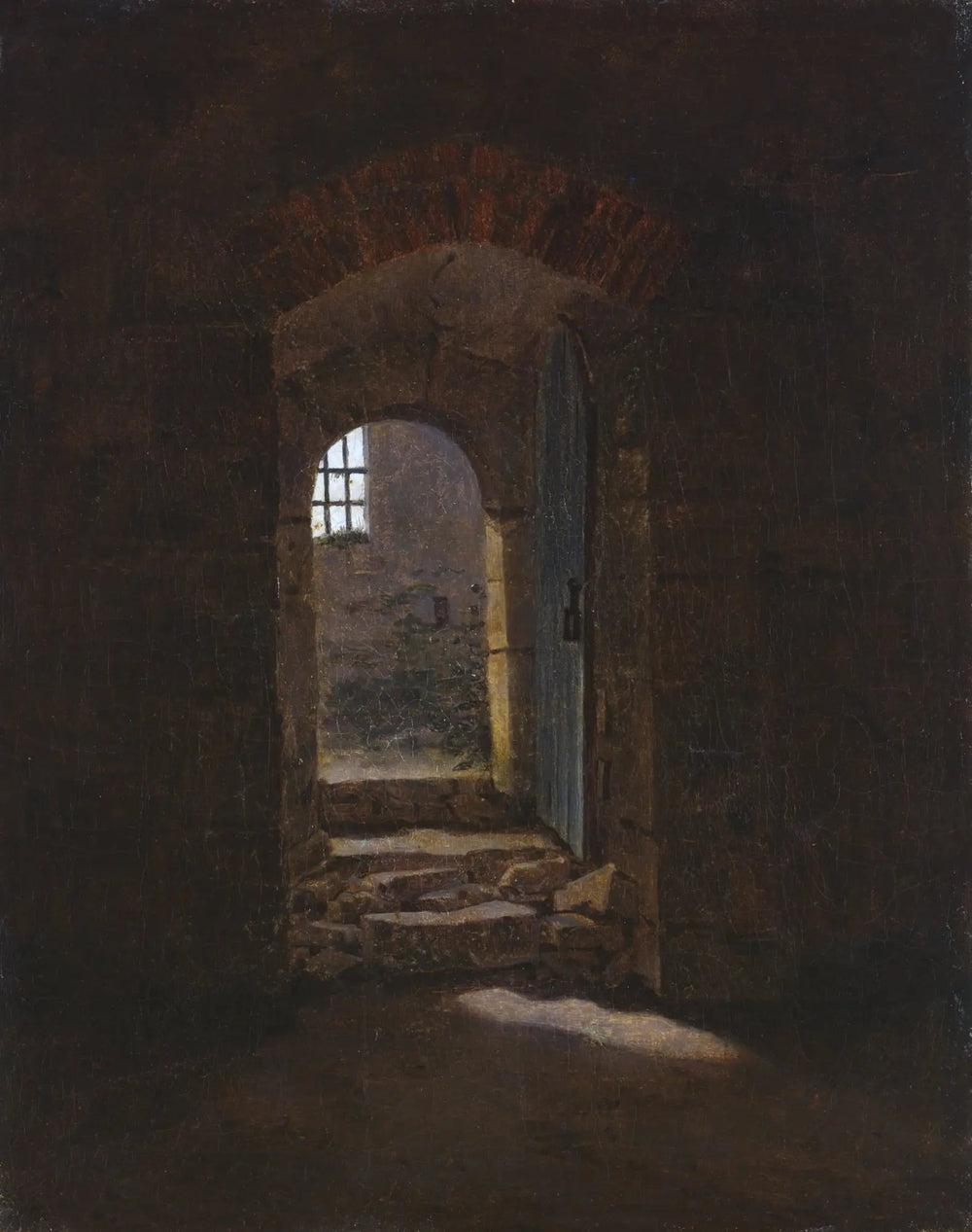 porte d'entrée à Meissen - Caspar David Friedrich image 1 copie de tableau peinte à la main
