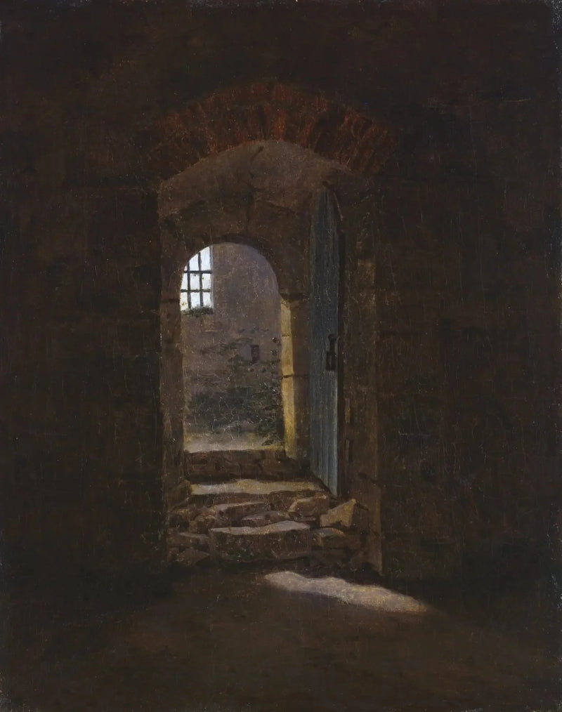 puerta de entrada a Meissen - Caspar David Friedrich