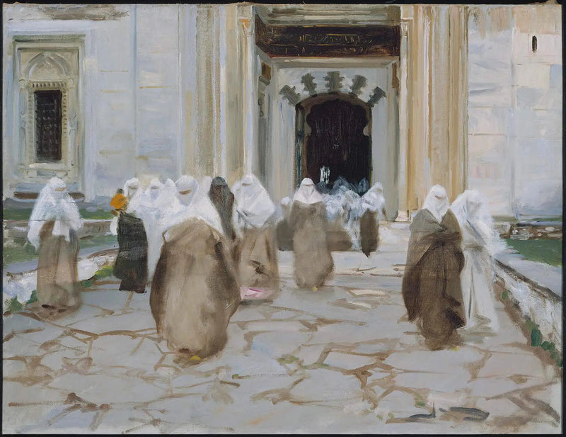 Puerta de una mezquita - John Singer Sargent