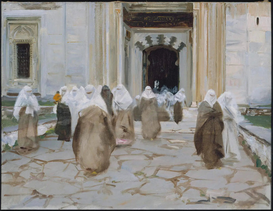 Puerta de una mezquita - John Singer Sargent
