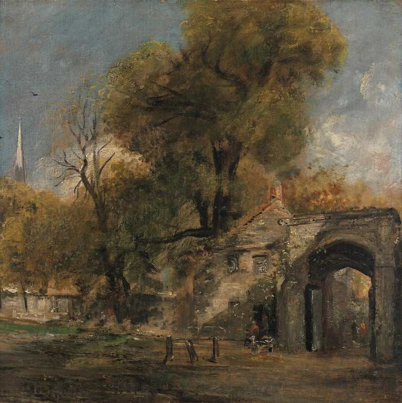 Puerta de Harnham, Salisbury - John Constable