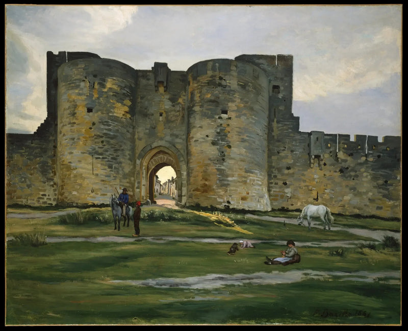 Puerta de la Reina en Aigues-Mortes - Frédéric Bazille