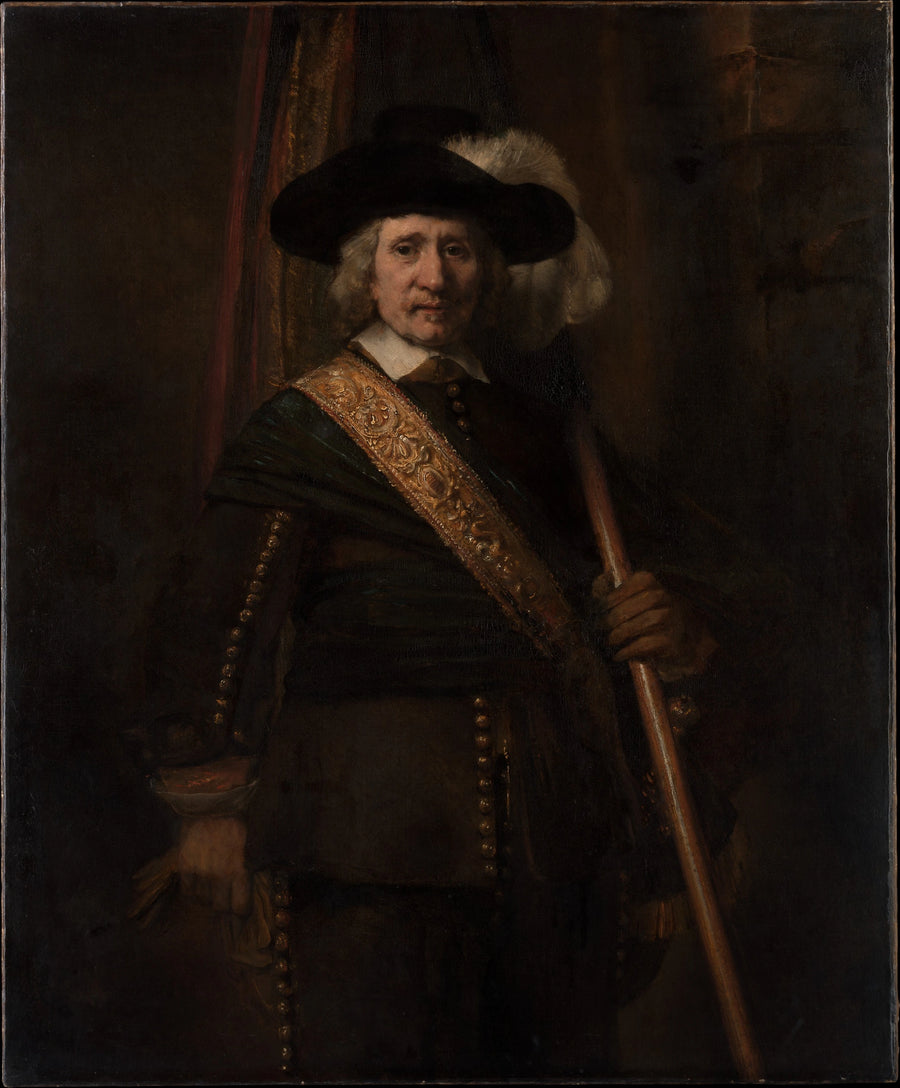 El Portador de la Bandera (Floris Soop, 1604–1657) - Rembrandt