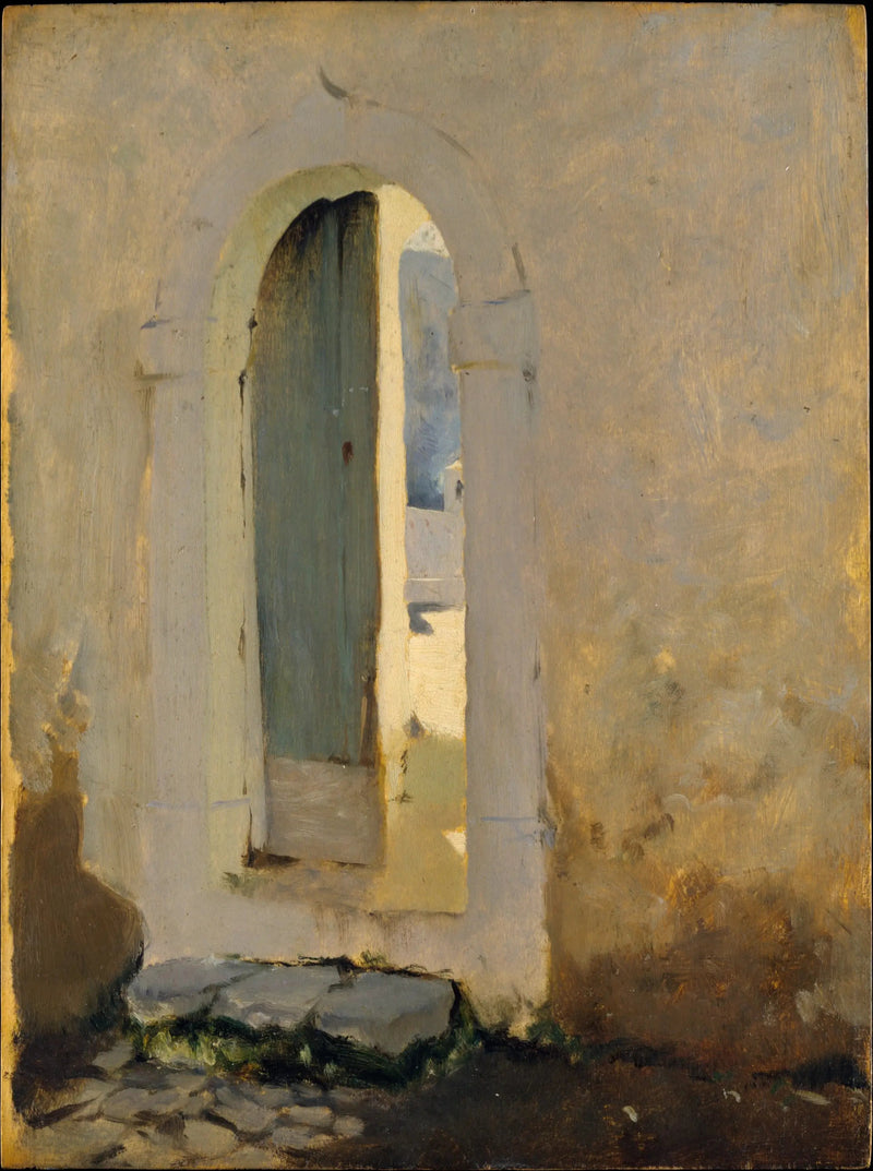 Puerta abierta, Marruecos - John Singer Sargent