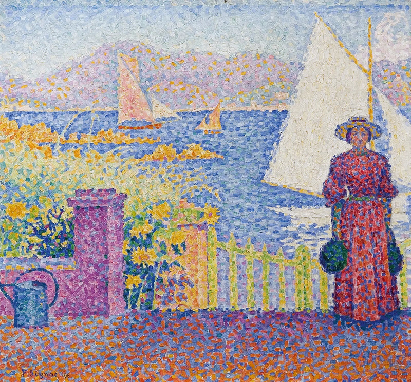 Puerta, Saint-Tropez - Paul Signac