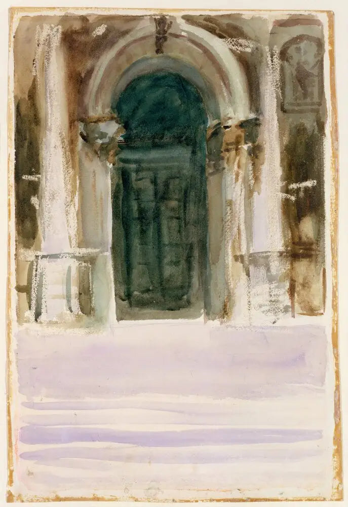 Puerta Verde, Santa Maria della Salute - John Singer Sargent