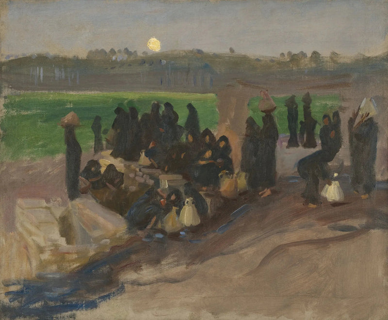 Portadores de agua en el Nilo - John Singer Sargent