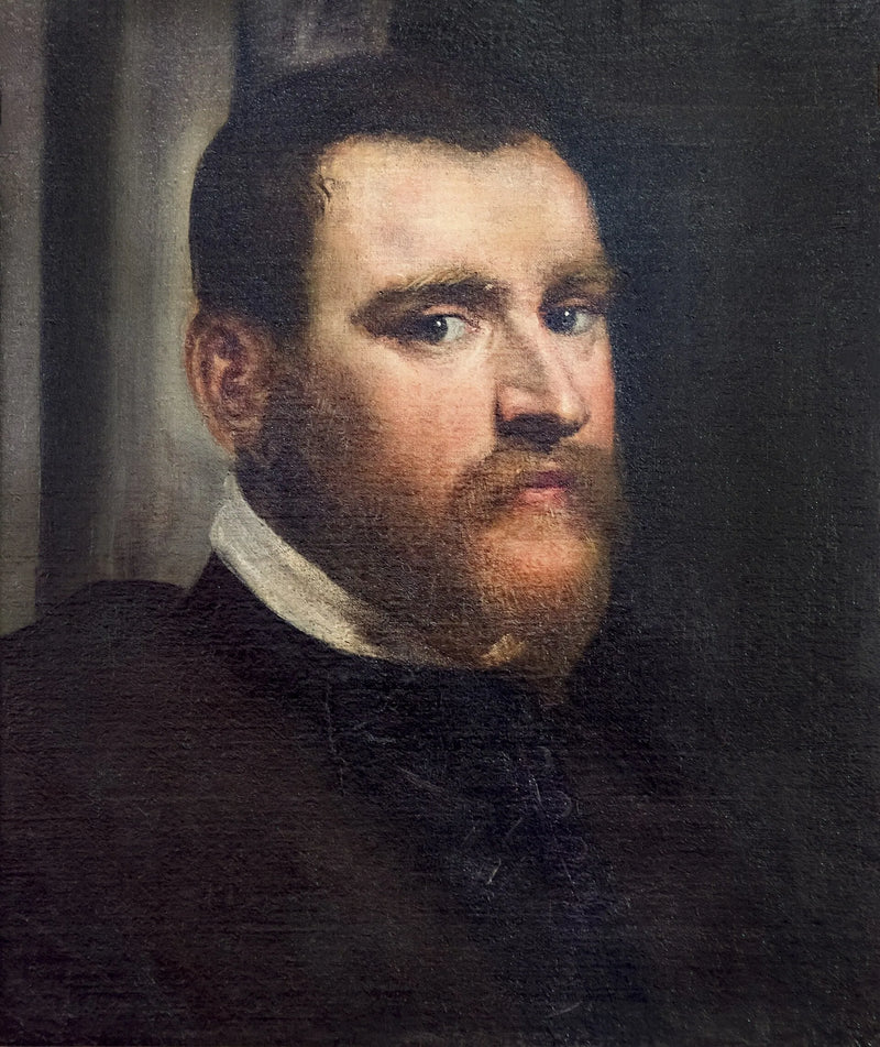 Retrato atribuido al noble veneciano Zuan Pietro Ghisi - Jacopo Tintoretto