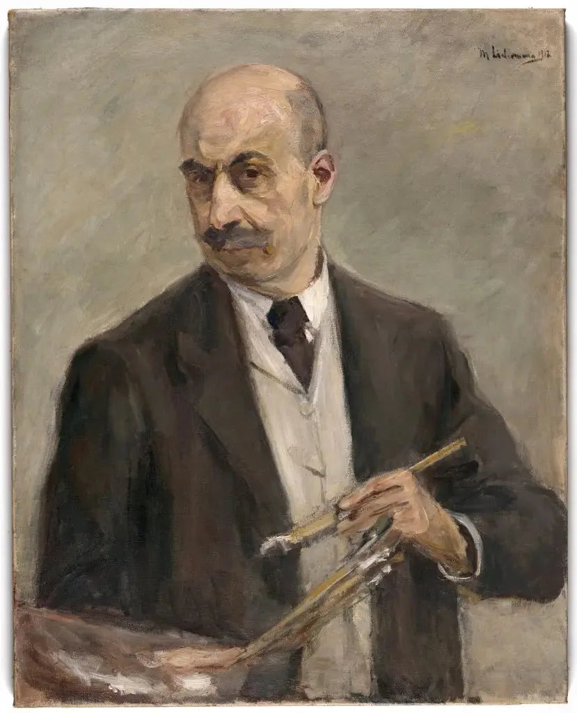 portrait automatique - Max Liebermann image 1 tableau peint à l’huile sur toile