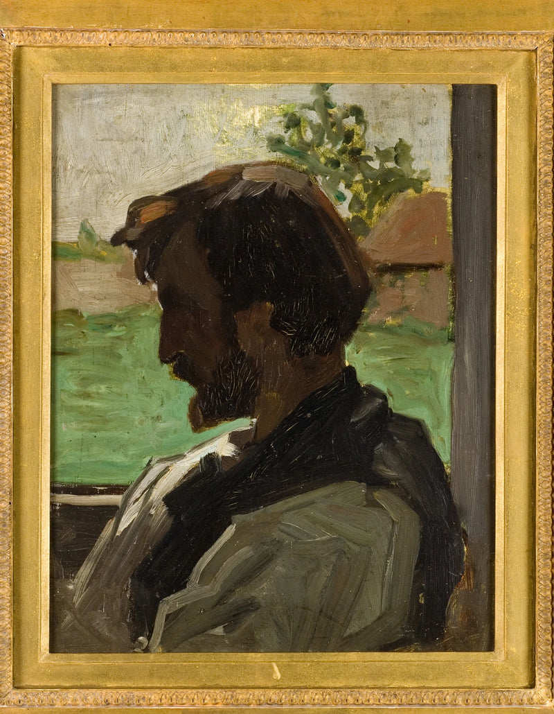 Retrato de Frédéric Bazille - Claude Monet