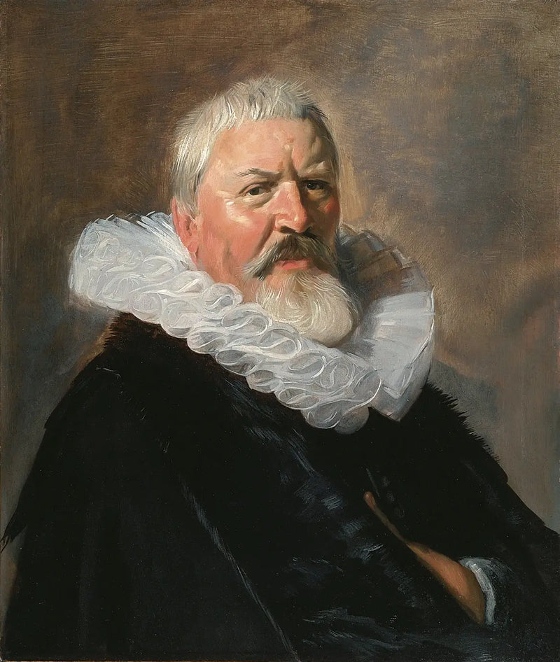 Retrato cuadrado de Pieter Jacobsz Olycan - Frans Hals