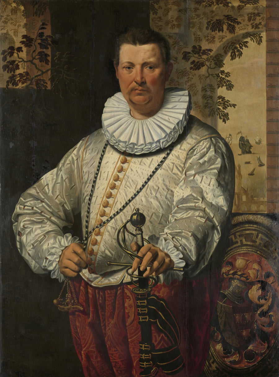 Portrait d'un commandant de flotte néerlandais - Pieter Pietersz l'Ancien