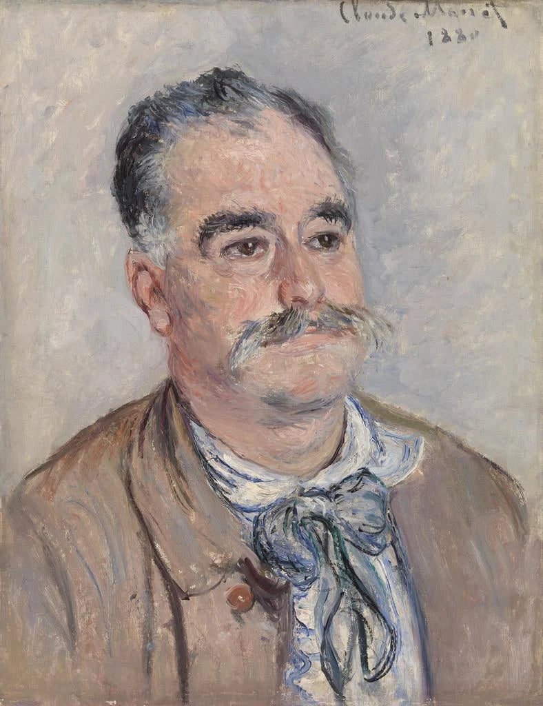 Portrait de Monsieur Coqueret père W618 par Claude Monet, Barnes Foundation