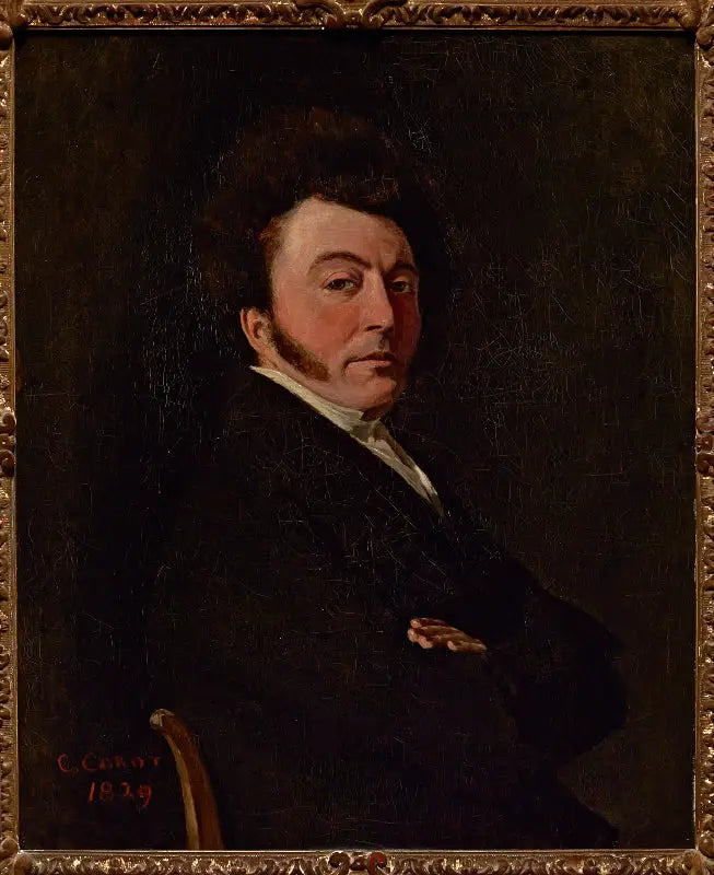 Retrato de Abel Osmond - Jean-Baptiste Camille Corot