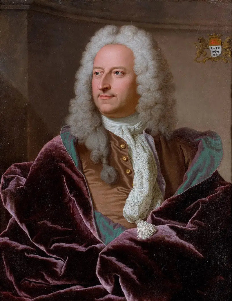 Retrato de Abraham Van Hoey - Hyacinthe Rigaud
