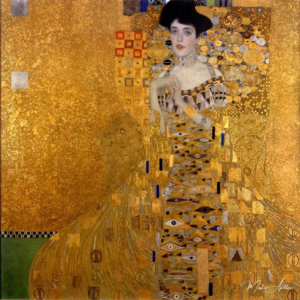 Portrait d'Adèle Bloch-Bauer I - Gustav Klimt image 1 reproduction d’œuvre d’art à l’huile