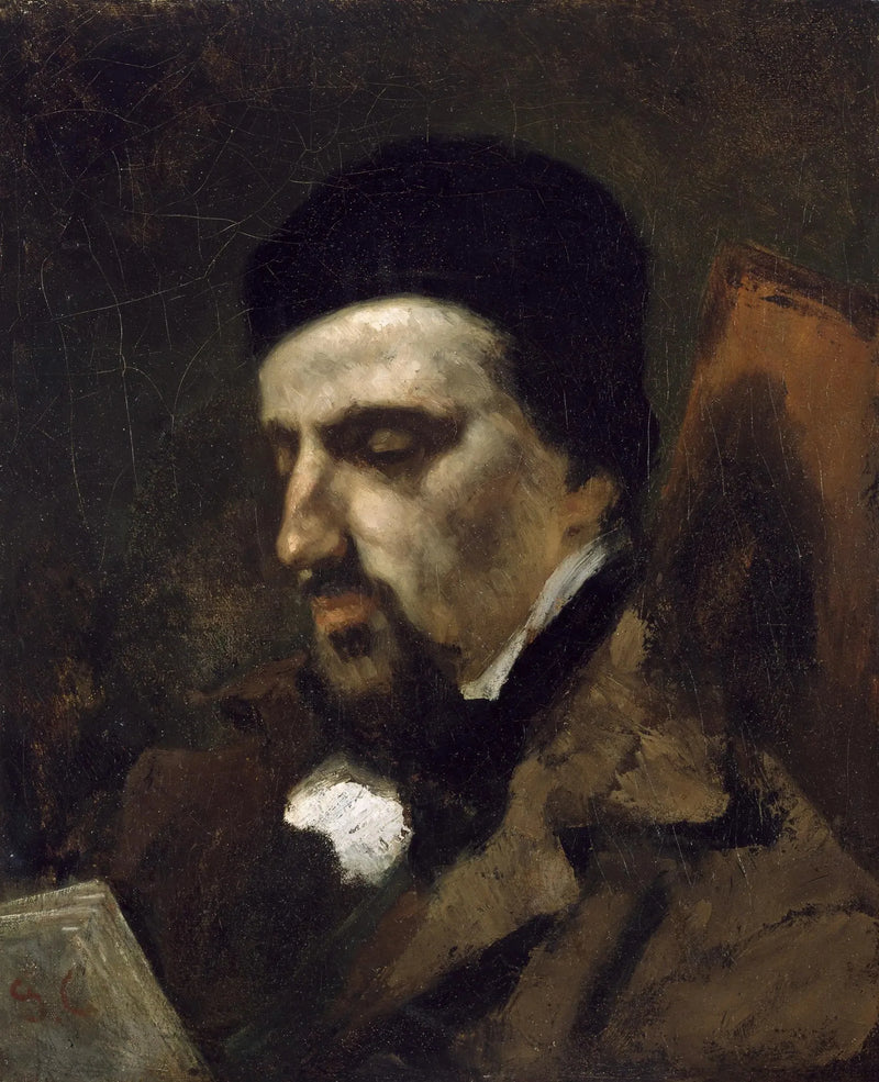 Retrato de Adolphe Marlet - Gustave Courbet