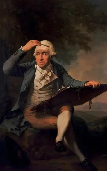 Retrato de Adrian Zingg - Anton Graff