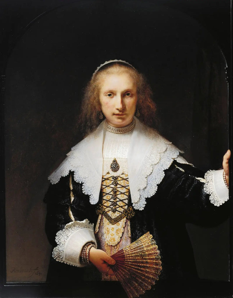 Retrato de Agatha Bas - Rembrandt