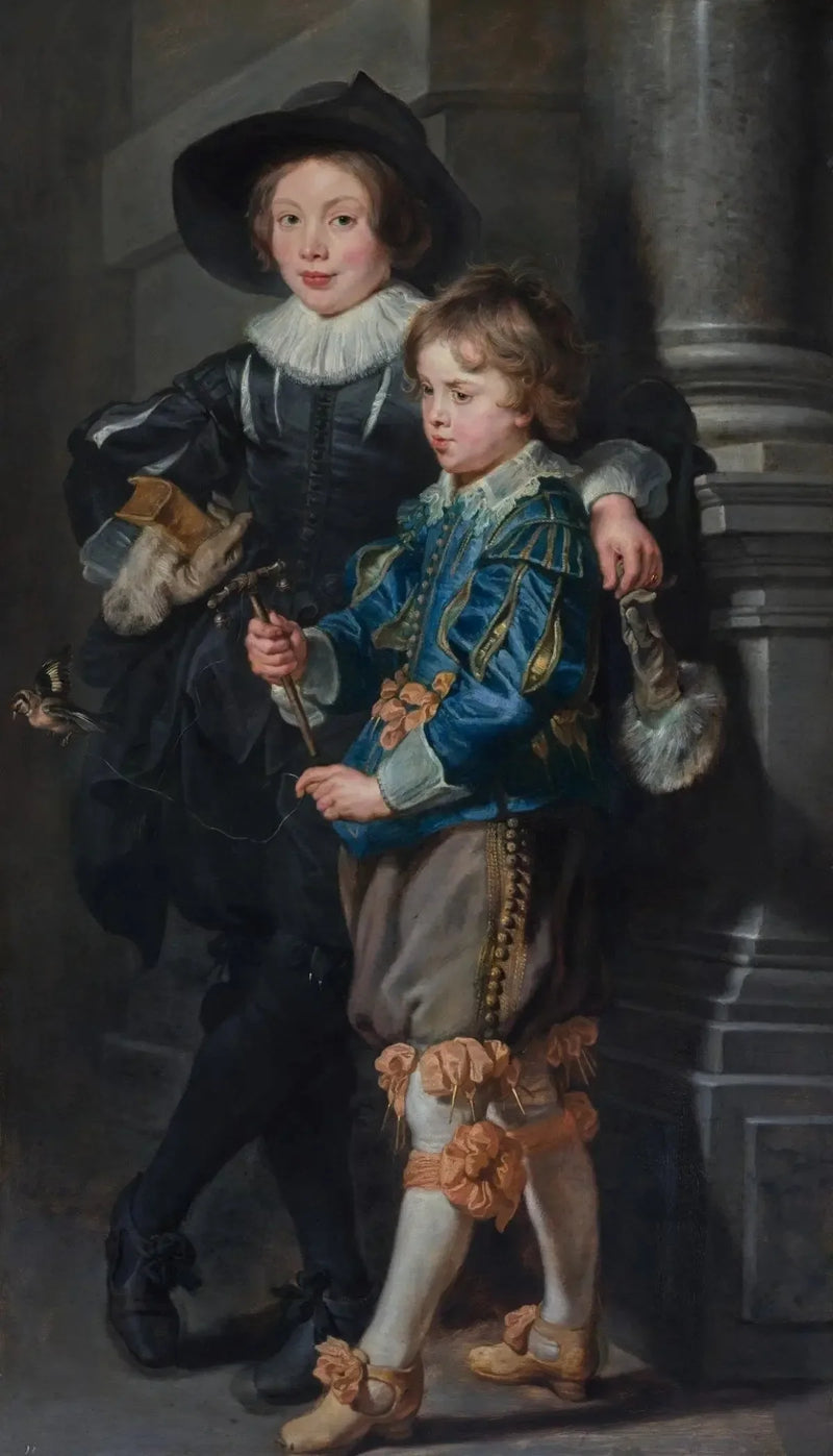 Retrato de Albert (1614-1657) y de Nicolás Rubens (1618-1673) - Peter Paul Rubens