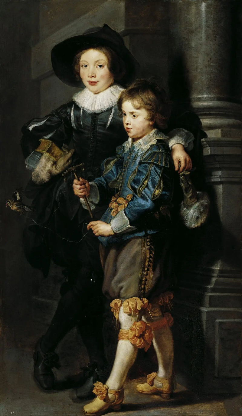 Retrato de Alberto y Nicolás Rubens - Peter Paul Rubens