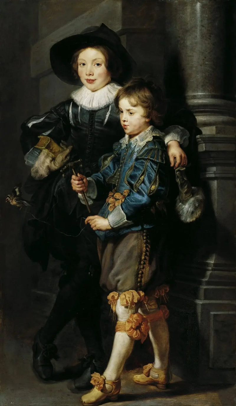 Retrato de Alberto y Nicolás Rubens - Peter Paul Rubens