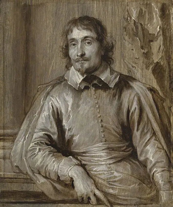 Retrato de Alessandro Scaglia (grisalla) - Antoine van Dyck