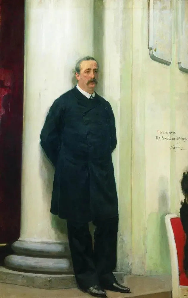 Retrato de Alexandre Borodine - Ilya Repin