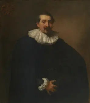 Retrato de Alejandro della Faille 1589-1653, secretario de la ciudad de Amberes - Antoine van Dyck