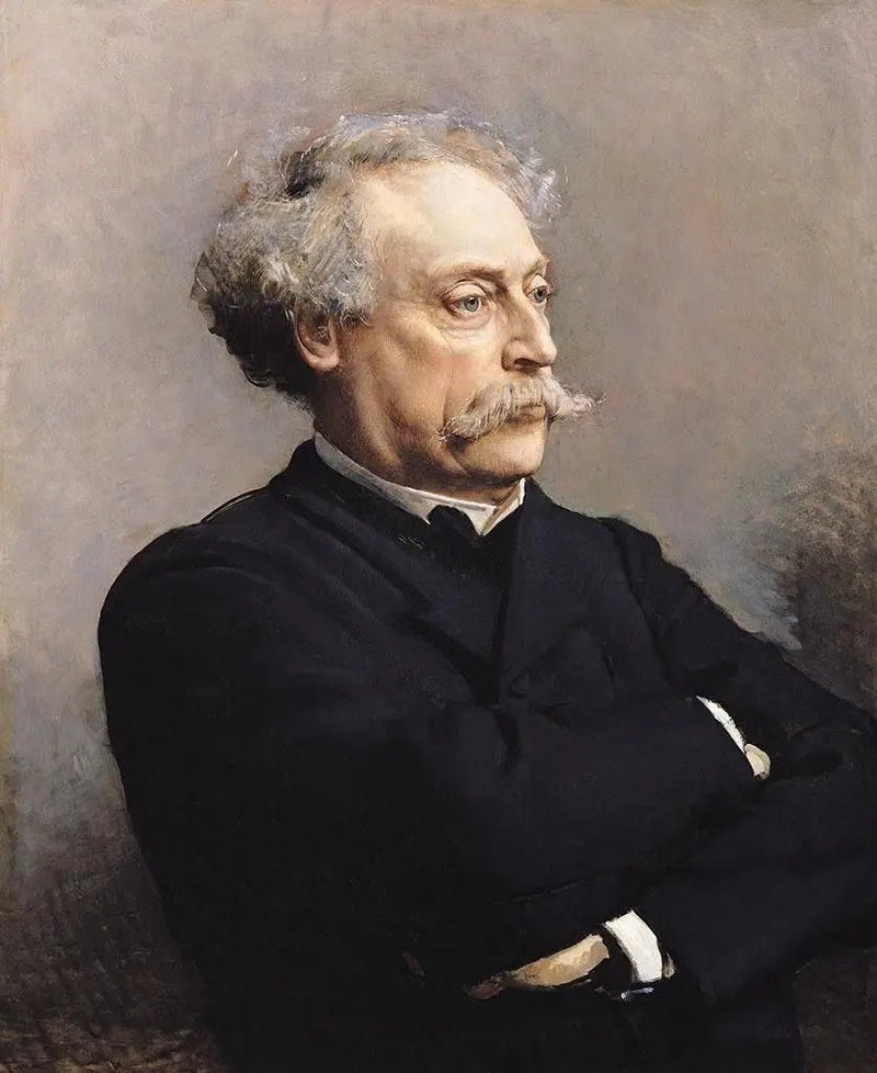 Retrato de Alexandre Dumas hijo - Léon Bonnat