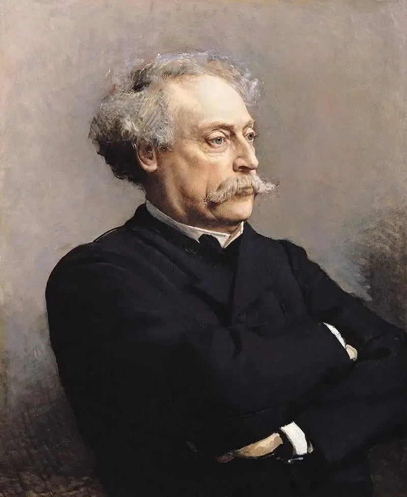 Retrato de Alexandre Dumas hijo - Léon Bonnat