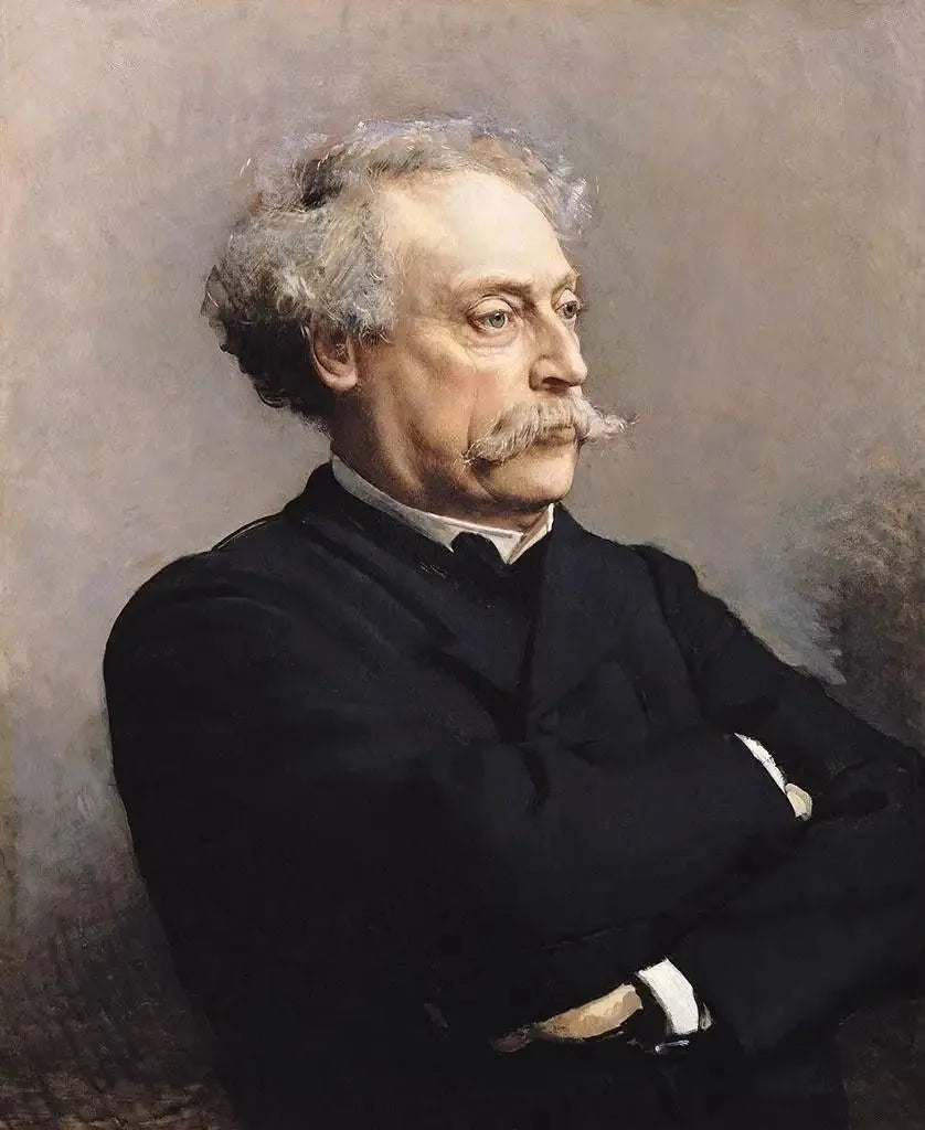 Retrato de Alexandre Dumas hijo - Léon Bonnat
